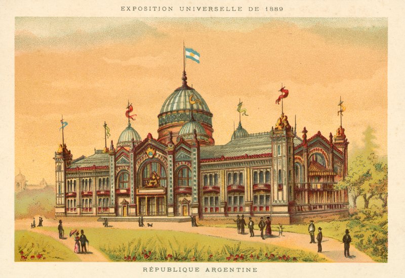 Republikken Argentina, Verdensudstilling 1889, Paris af French School