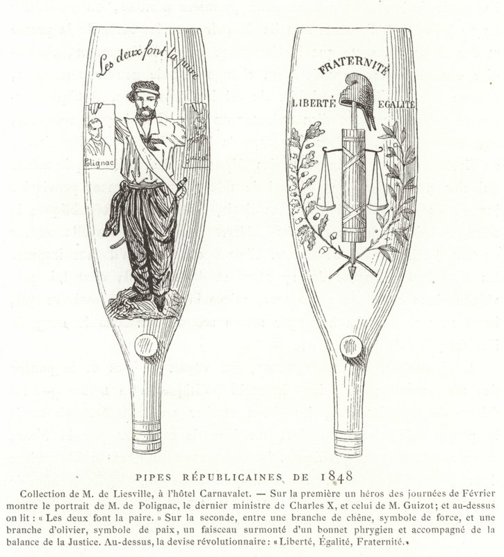 Republikanske rør, Revolution af 1848, Frankrig af French School