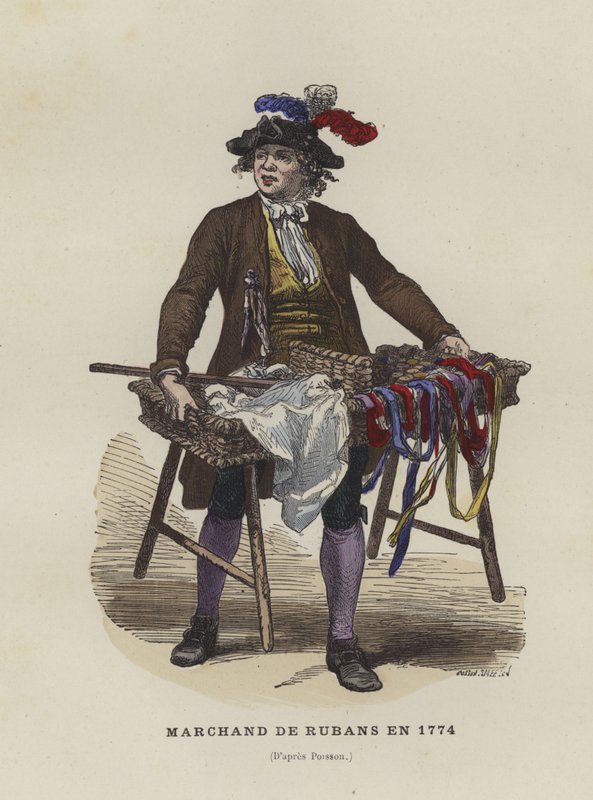 Båndsælger, 1774 af French School