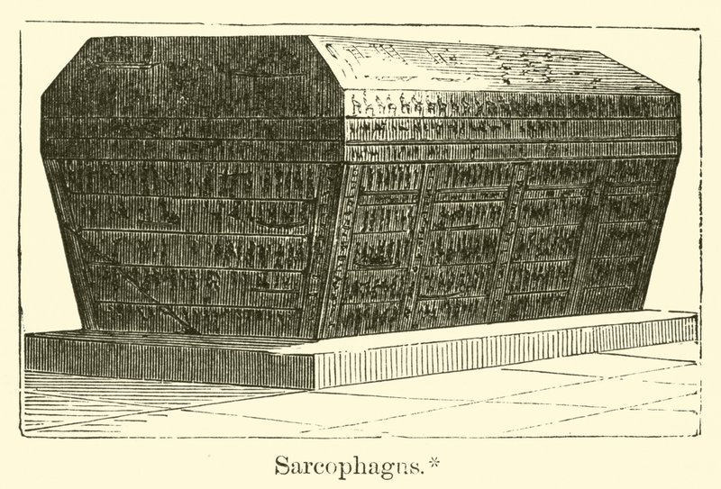 Sarkofag (gravering) af French School
