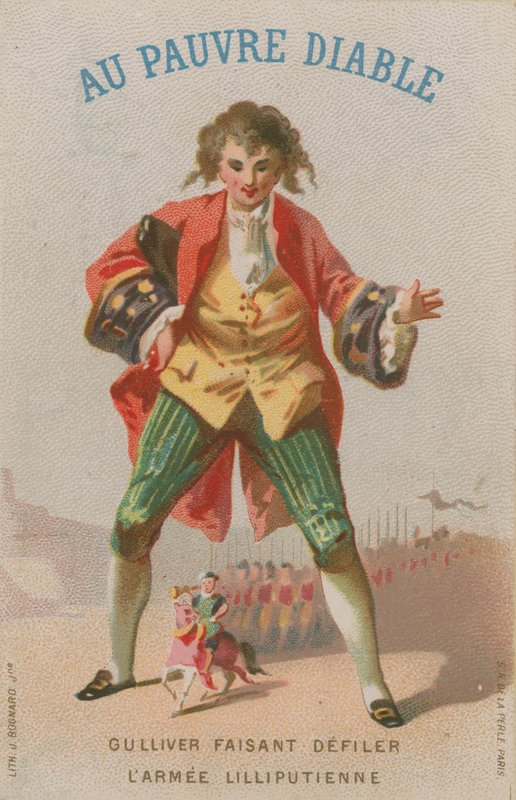 Scene fra Gullivers Travels af French School