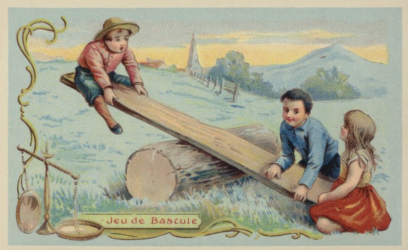 Vippe (chromolitho) af French School