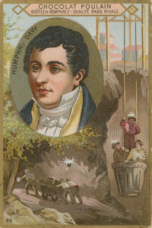 Sir Humphry Davy af French School