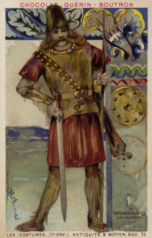 Slavisk tartarisk krigerhøvding af French School
