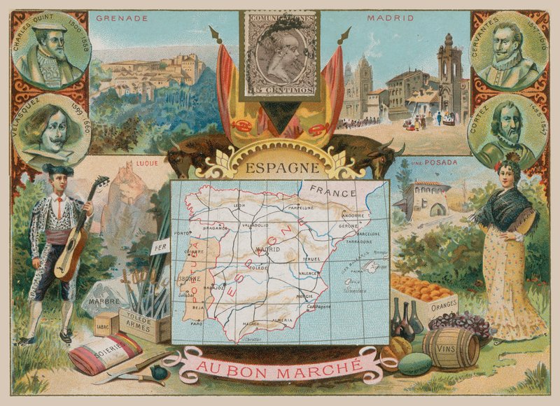 Spanien af French School