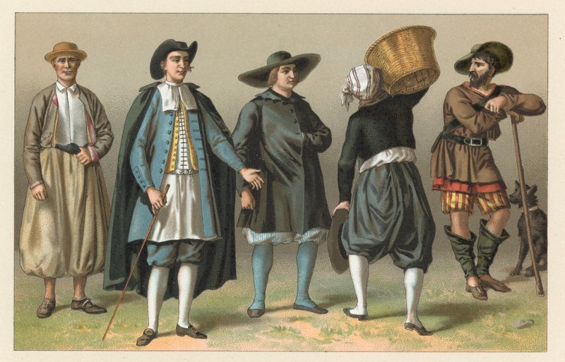 Spanien kostume af French School
