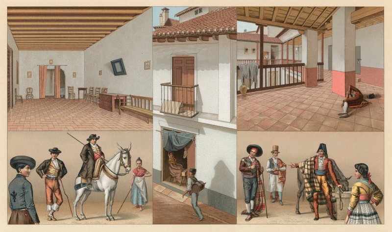 Spanien kostume af French School