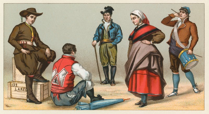 Spanien kostume af French School