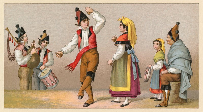 Spanien kostume af French School