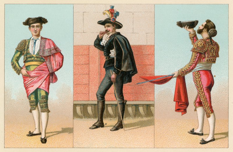 Spanien kostume af French School