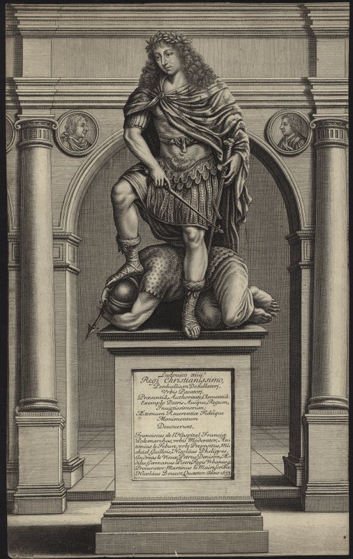 Statue af kong Louis XIII af Frankrig af French School