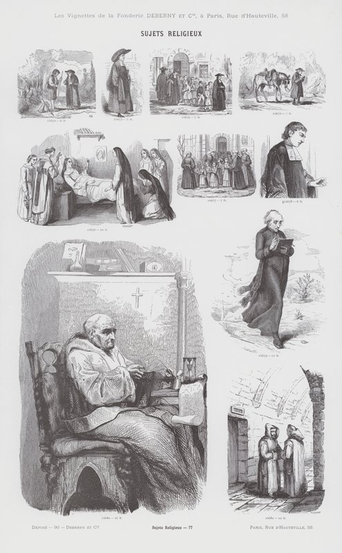 Religiøse emner (gravering) af French School
