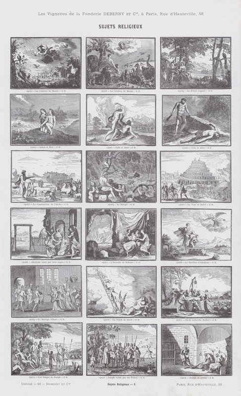 Religiøse emner (gravering) af French School