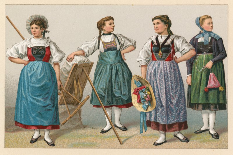 Schweiz kostume af French School