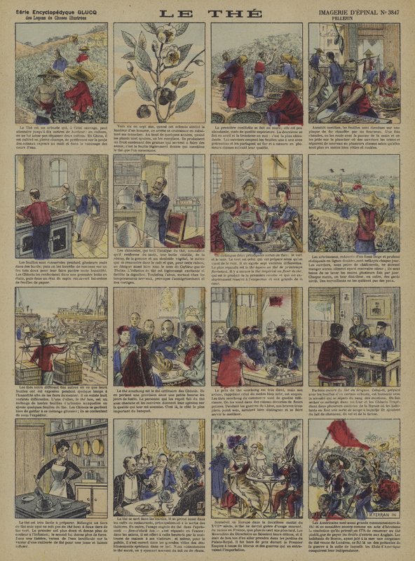 Te (farve litho) af French School