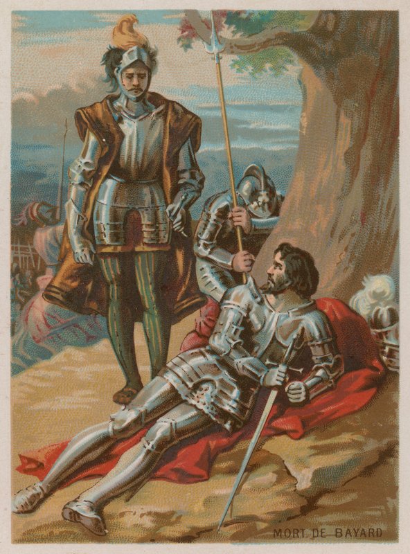 Chevalier de Bayards død af French School