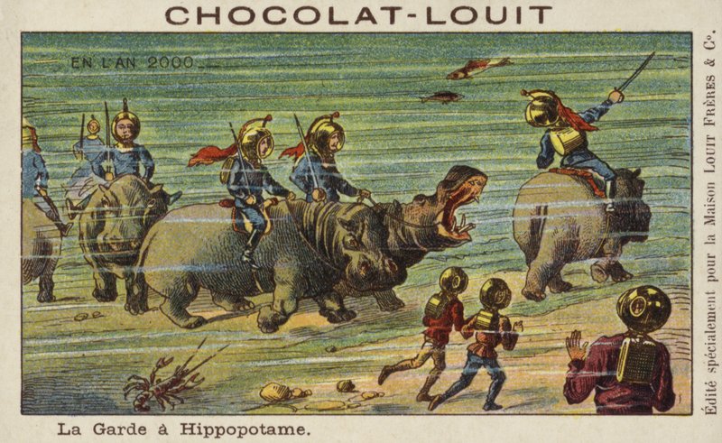 Hippopotamus Guard i år 2000 af French School