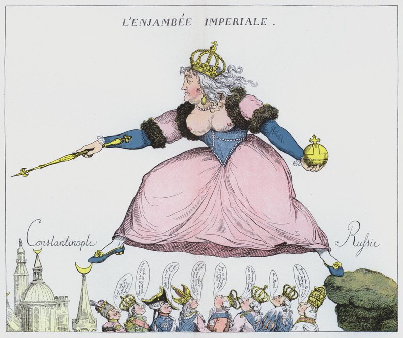 The Imperial Stride (farve litho) af French School