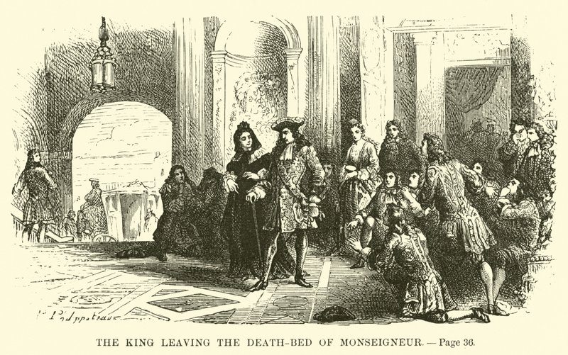 Kongen forlader Monseigneur