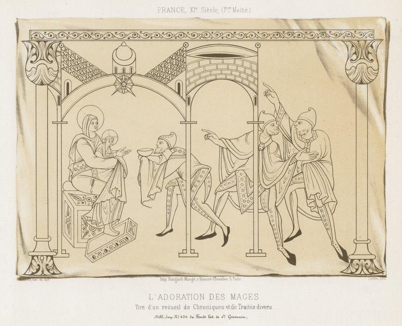 Tilbedelsen af Magi af French School