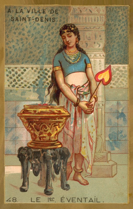 Den første blæser (chromolitho) af French School
