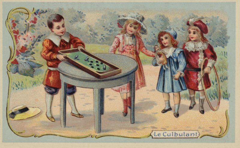 Spillet Culbuto (chromolitho) af French School
