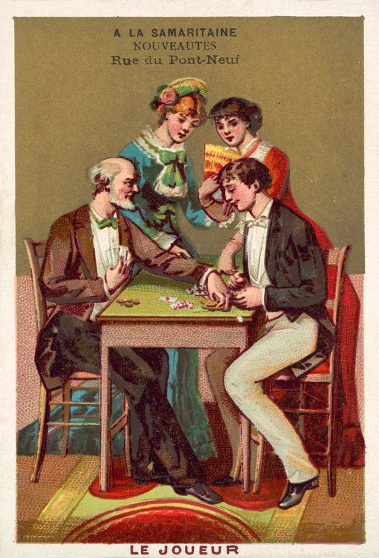 Afspilleren (chromolitho) af French School