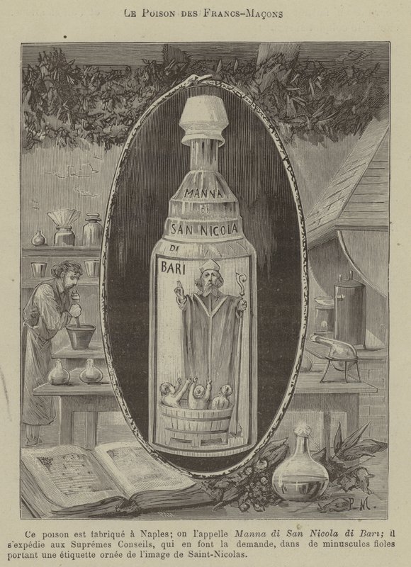 Frimurernes gift (gravering) af French School