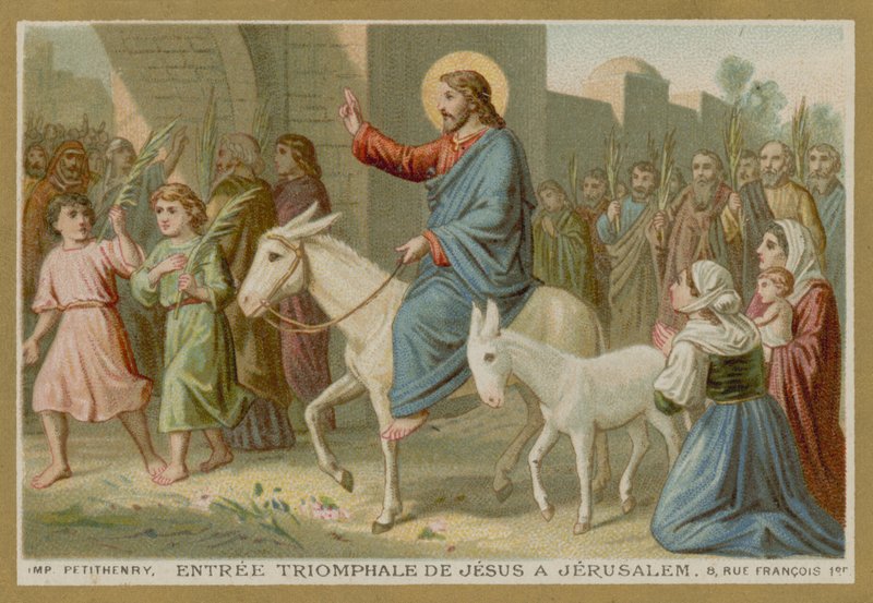 Jesu triumferende indtog i Jerusalem af French School
