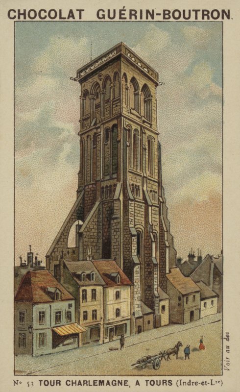 Charlemagne Tower, i Tours, Indre-et-Loire af French School