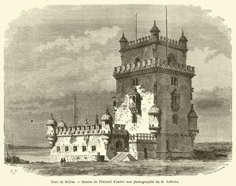 Tour de Belem (gravering) af French School