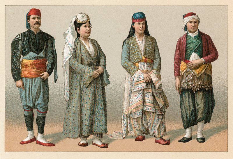 Tyrkiet kostume af French School