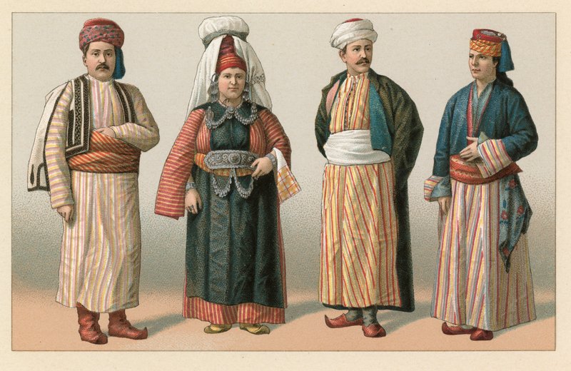 Tyrkiet kostume af French School