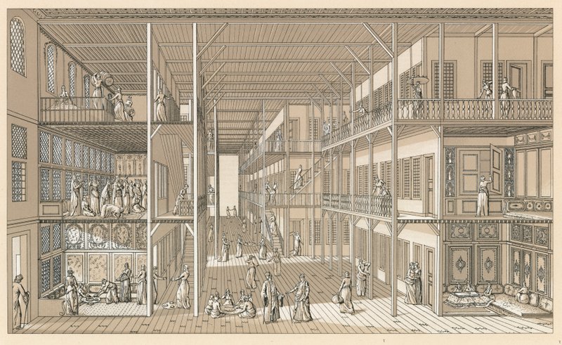 Tyrkiet kostume af French School