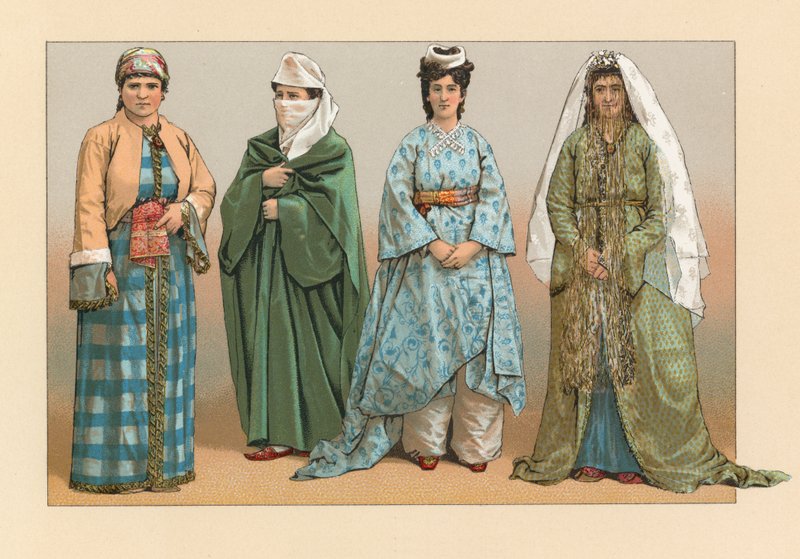 Tyrkiet kostume af French School