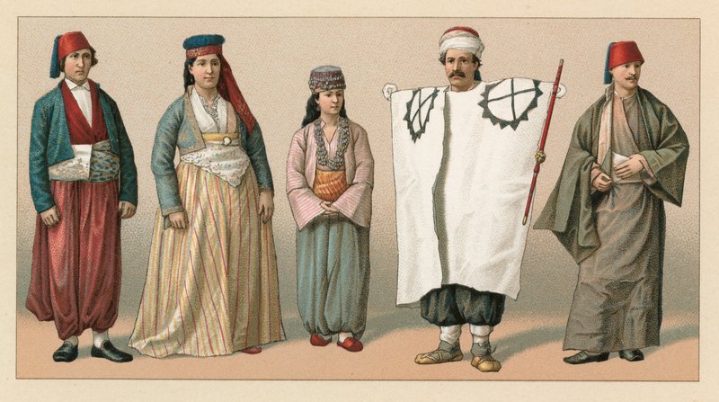 Tyrkiet kostume af French School