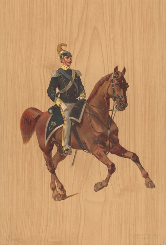 Uidentificeret soldat til hest af French School