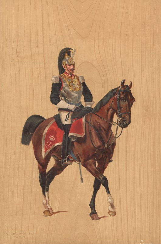 Uidentificeret soldat til hest af French School