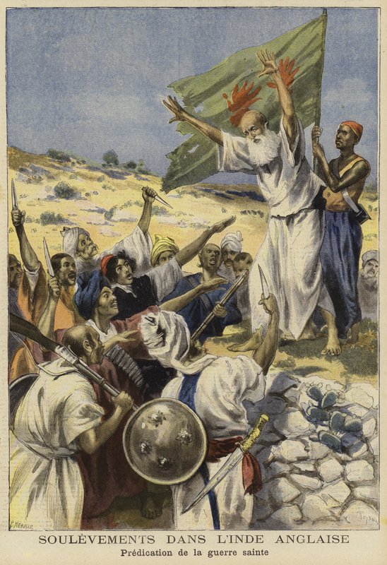 Opstande i Indien, 1897 af French School