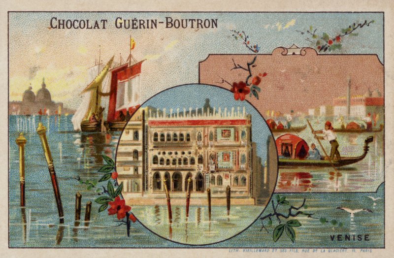 Venedig (chromolitho) af French School
