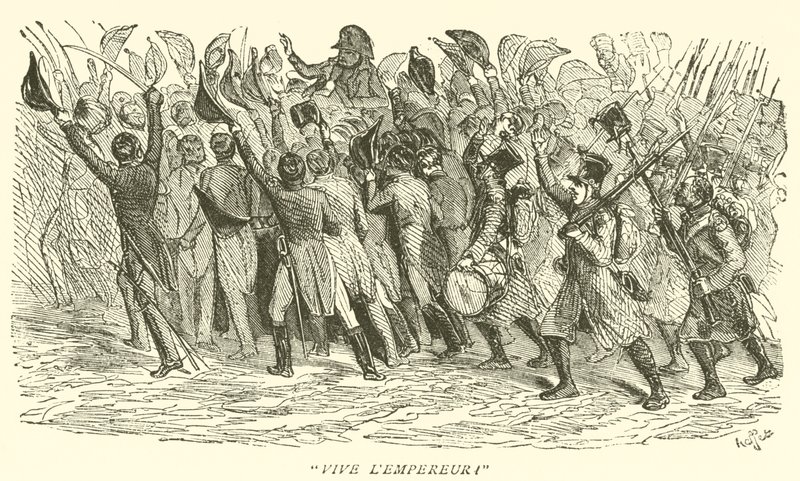"Længe leve kejseren!" (gravering) af French School