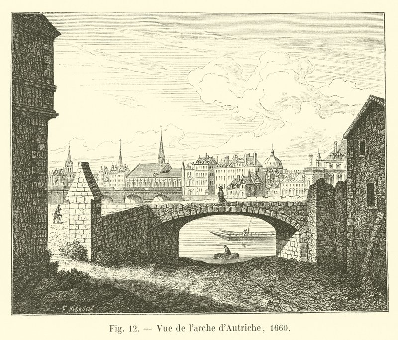 Udsigt over Østrigs bue, 1660 af French School