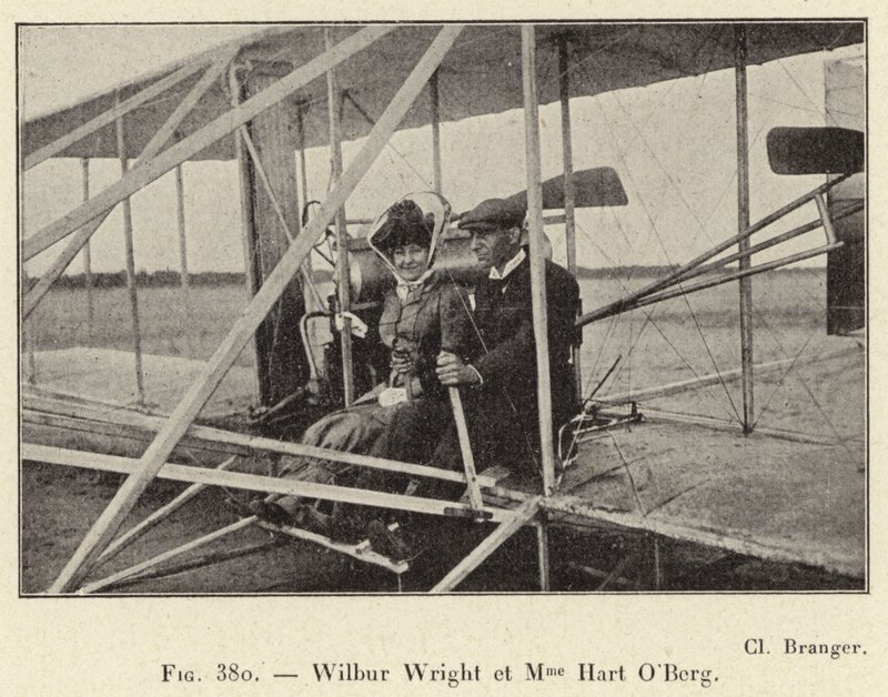 Wilbur Wright og Mme Hart O