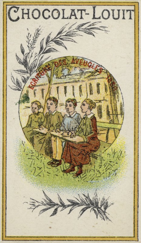 Skrivning for blinde, 1830 af French School