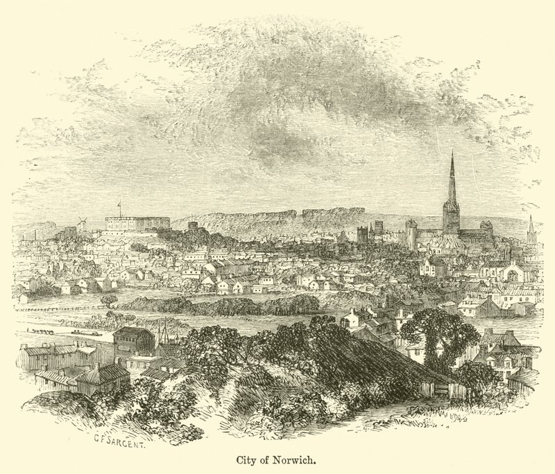 Byen Norwich af G. F. Sargent