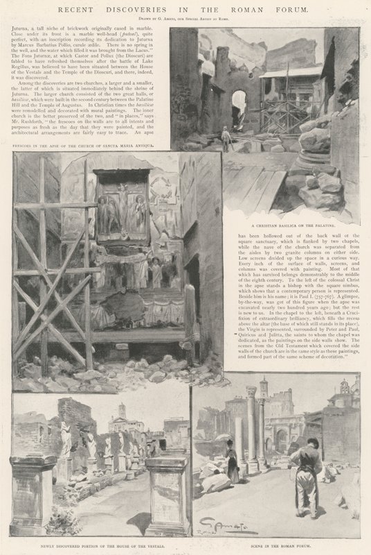 Nylige opdagelser i Forum Romanum af G.S. Amato