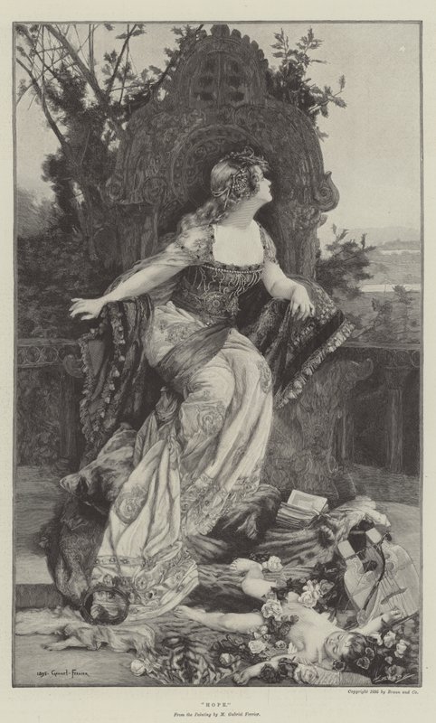 Håber af Gabriel Joseph Marie Augustin Ferrier
