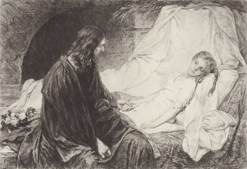 Talitha blæksprutte af Gabriel Max