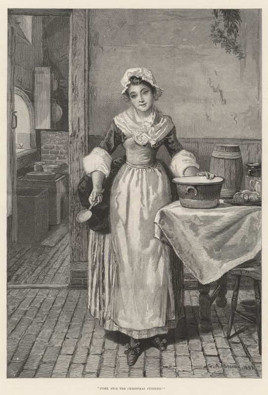 Kom, rør julebuddingen! af George Adolphus Storey