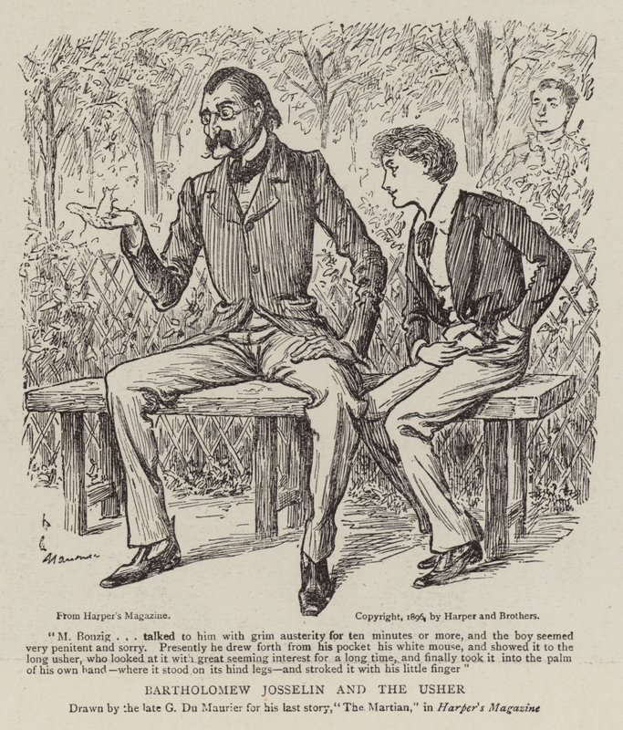 Bartholomew Josselin og Usher af George du Maurier